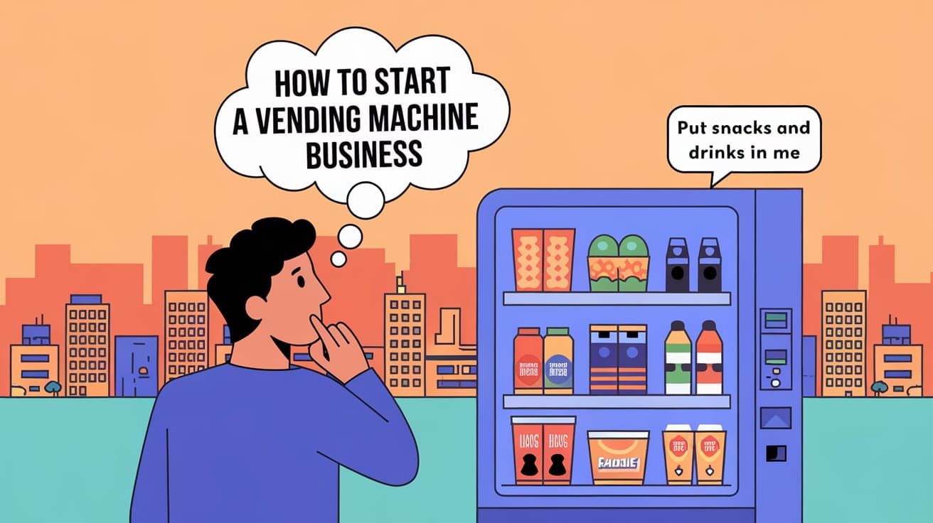 How to Start a Vending Machine Business
